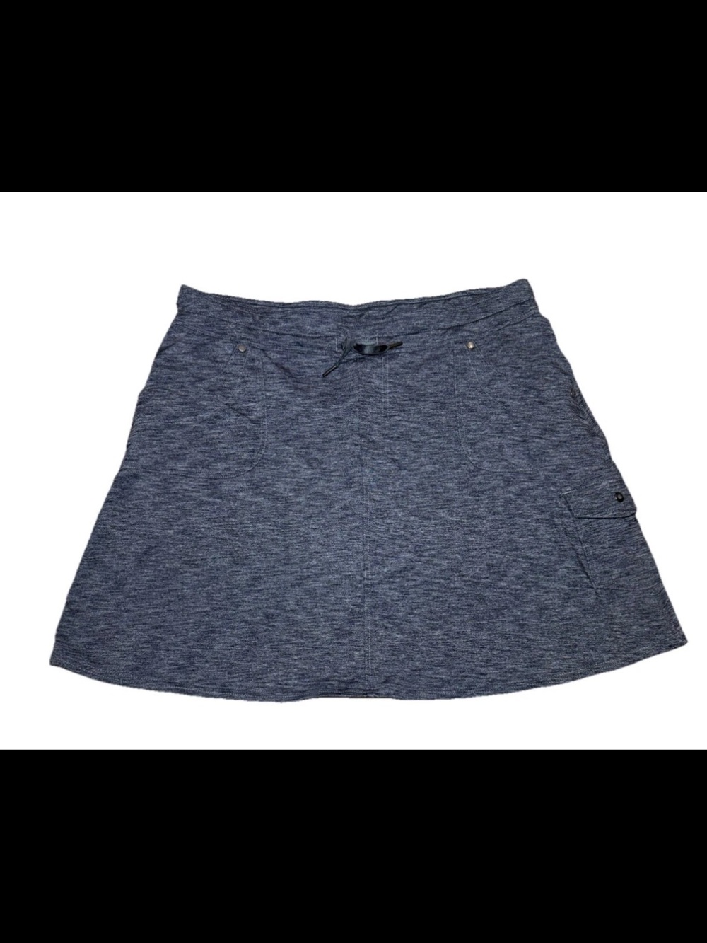 Kuhl Mova Skort Skirt Womens Size L Gray Golf Built In Shorts Liner Cargo Pocket